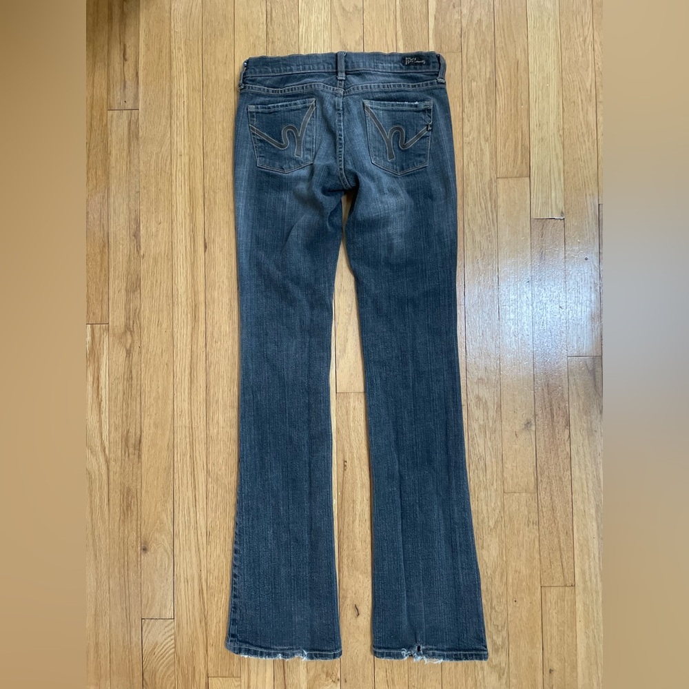 Women's Citizens of Humanity by Jerome Dahan Gray Margo Low Waist Bootcut Jeans